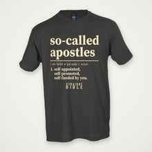 So-Called Apostles tee, Charcoal, Tultex 202