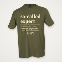 So-Called Expert tee, Military Green, Tultex 202