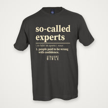 So-Called Experts tee, Charcoal, Tultex 202