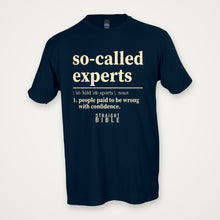 So-Called Experts tee, Navy, Tultex 202