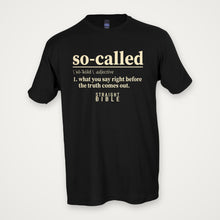 So-Called (original) tee, Black, Tultex 202