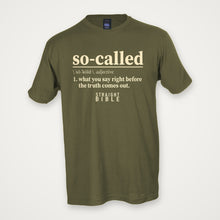 So-Called (original) tee, Military Green, Tultex 202