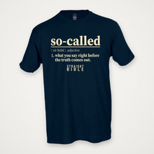 So-Called (original) tee, Navy, Tultex 202