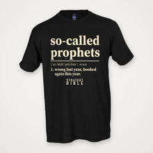 So-Called Prophets tee, Black, Tultex 202