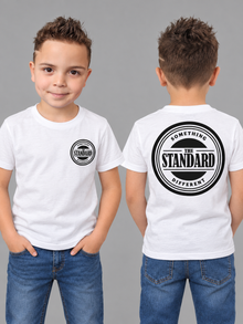 The Standard Logo - Youth Tee - White (kids v2)