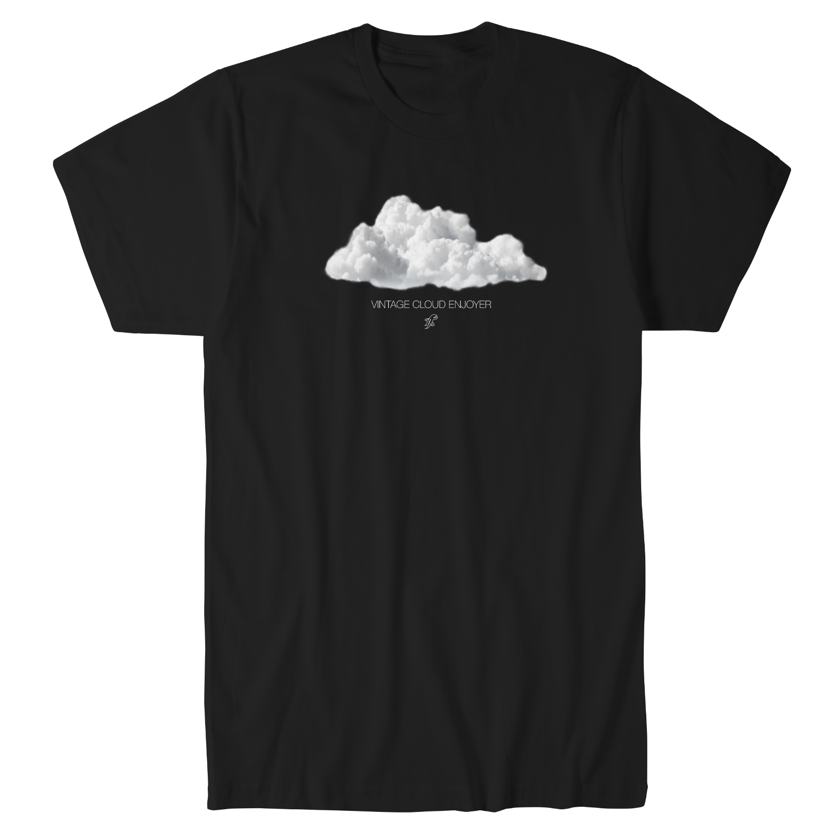 Buy black Vintage Cloud Enjoyer T-Shirt