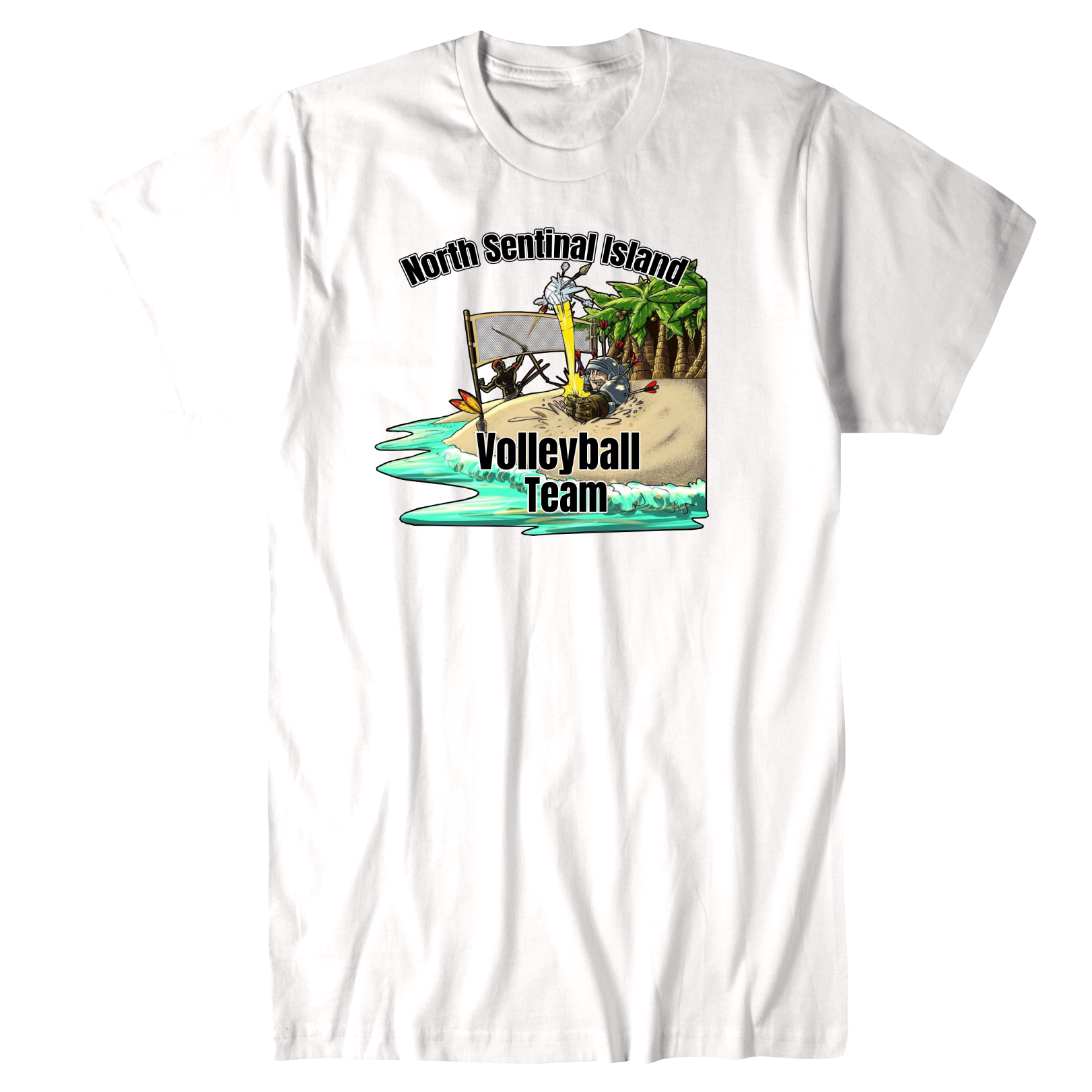 North Sentinel Island Volleyball T-Shirt