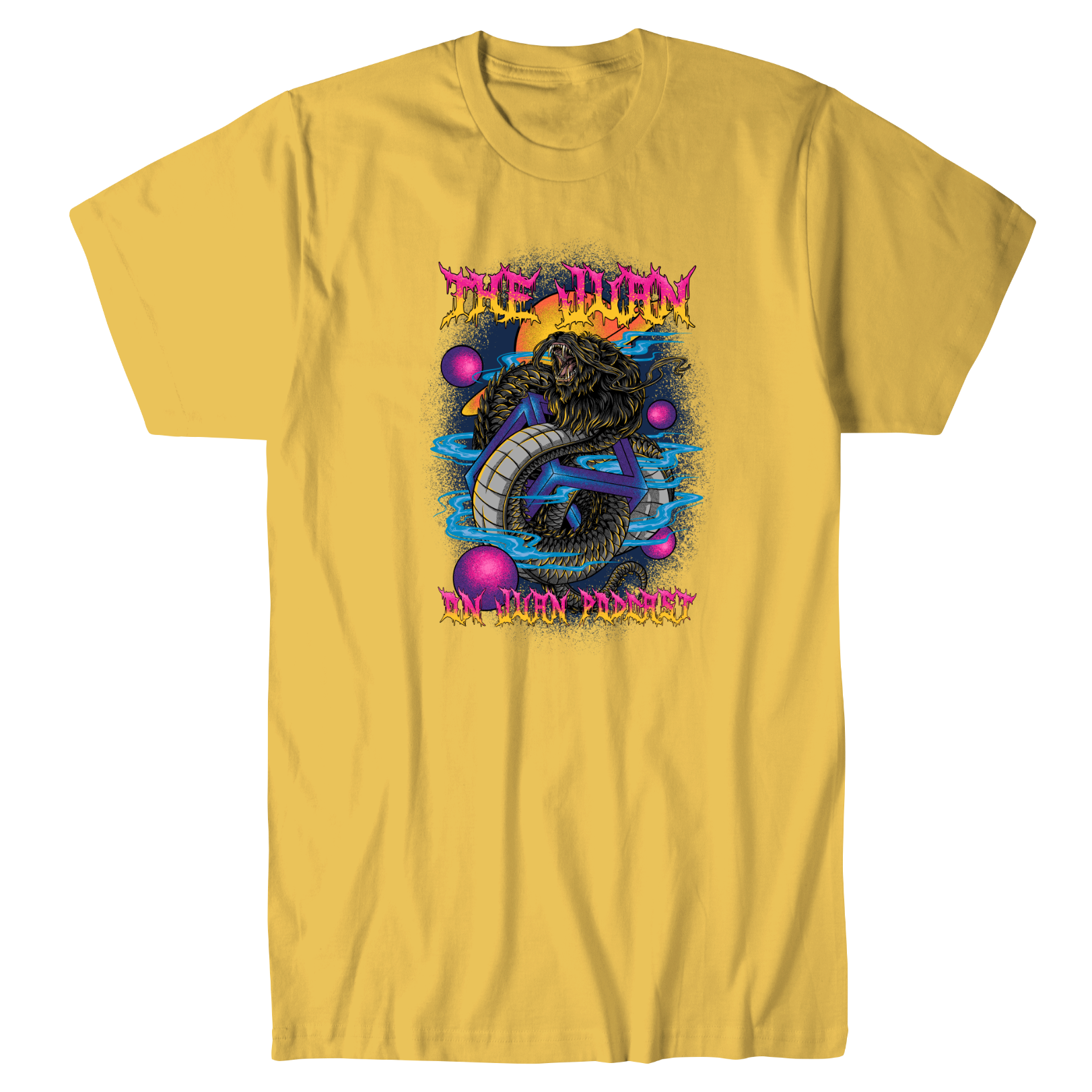 Buy yellow Gnostic Demiurge T-Shirt