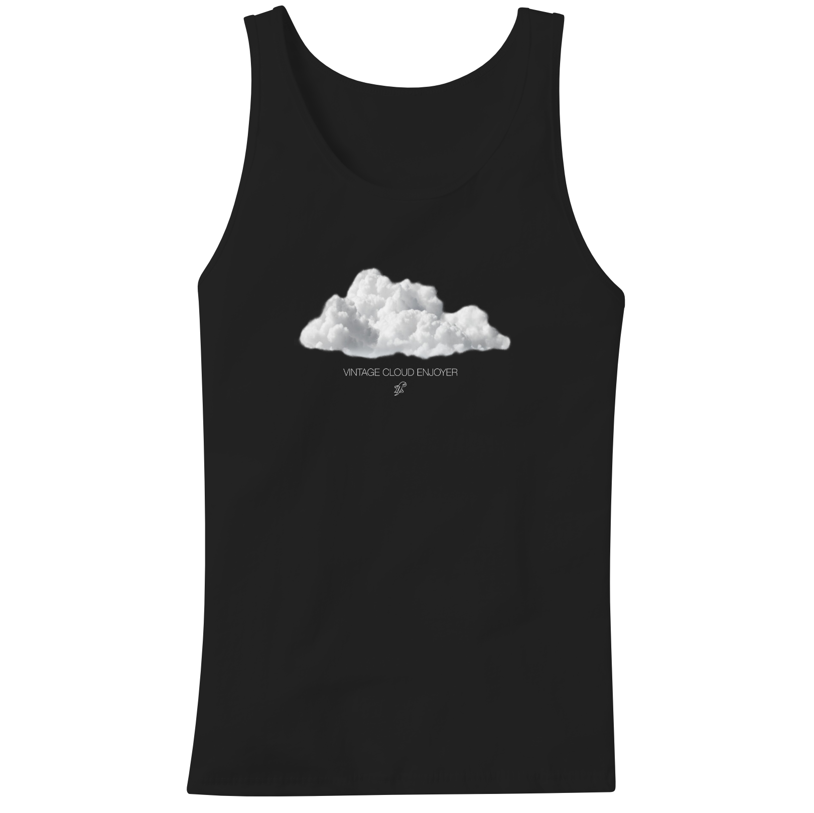 Buy black Vintage Cloud Enjoyer Tanktop