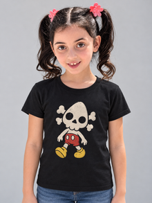 Nephy Toon Skull Tee – Youth Tee – Black (youth model)