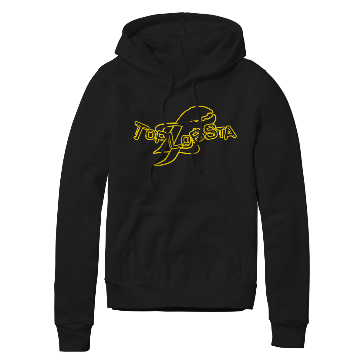 Iconic Top Lobsta logo hoodie in black