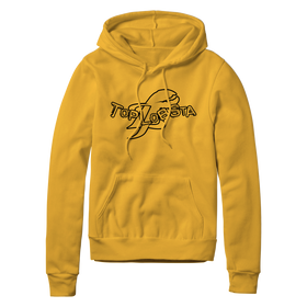 Iconic Top Lobsta logo hoodie in gold