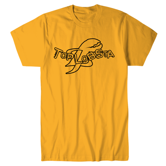 Top Lobsta logo t-shirt in yellow