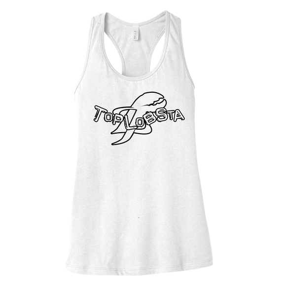 Top Lobsta logo tank top in white