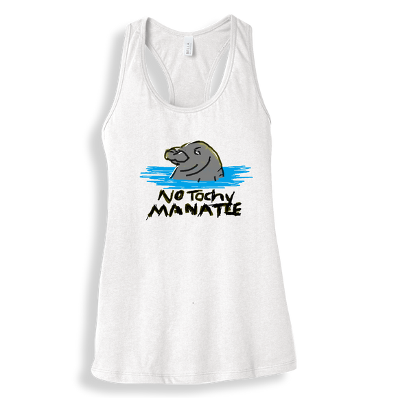 No Touchy Manatee Racerback