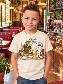 Nephy Co. You're a Lot T-Shirt – natural youth tee front view