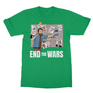Buy kelly-green Pepe Scott Horton Classic Adult T-Shirt