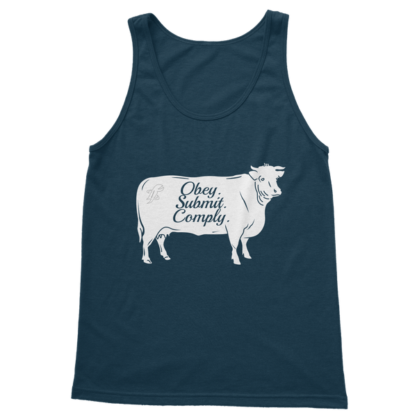 Obey. Submit. Comply. Cattle Classic Women's Tank Top
