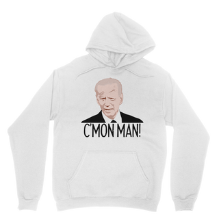 Buy white C’mon Man Biden Classic Adult Hoodie