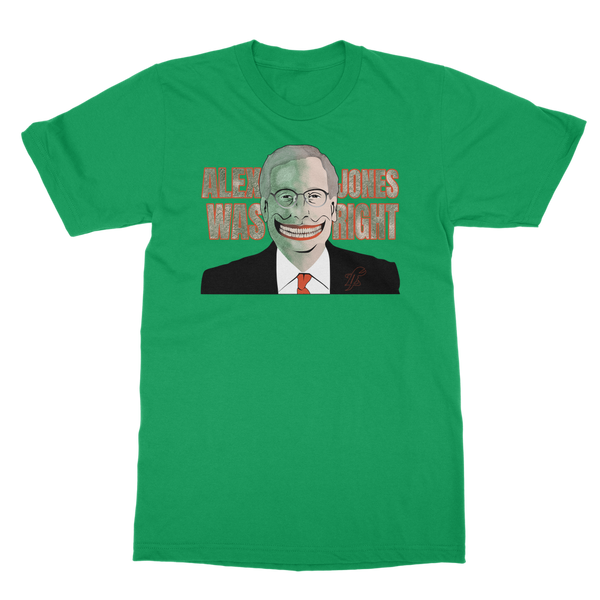 Alex Jones Was Right Classic Adult T-Shirt