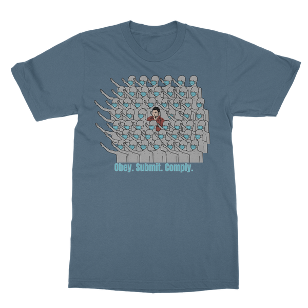 Stand Out obey. submit. comply Classic Adult T-Shirt