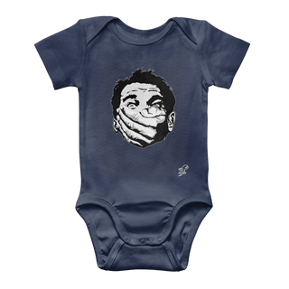 Buy navy Big Brother Obey Submit Comply Classic Baby Onesie Bodysuit