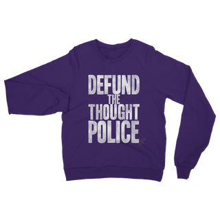Buy purple Defund the Thought Police Classic Adult Sweatshirt
