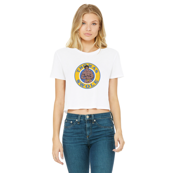 Thomas Swole Classic Women's Cropped Raw Edge T-Shirt