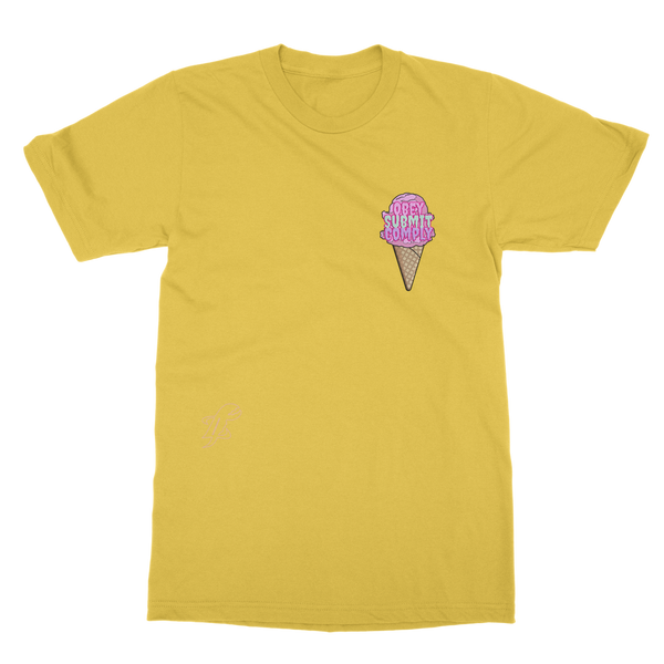 Obey. Submit. Comply. Ice cream Classic Adult T-Shirt
