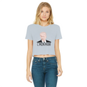 C’mon Man Biden Classic Women's Cropped Raw Edge T-Shirt