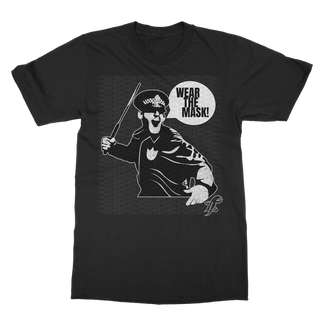 Buy black Wear the Mask Classic Adult T-Shirt