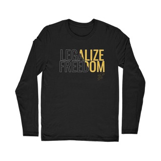 Buy black Legalize Freedom Classic Long Sleeve T-Shirt