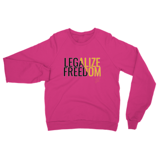 Buy safety-pink Legalize Freedom Classic Adult Sweatshirt