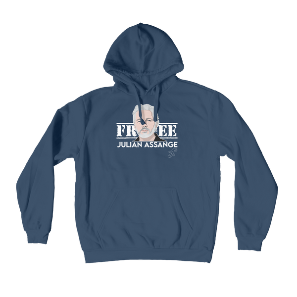 Free Assange Premium Adult Hoodie