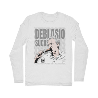 Buy white DiBlasio Sucks Classic Long Sleeve T-Shirt