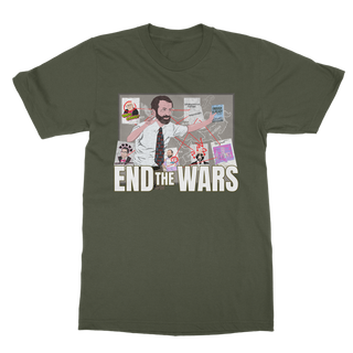 Buy army-green Pepe Scott Horton 2.0 Classic Adult T-Shirt