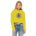 Thomas Swole Ladies Cropped Raw Edge Hoodie