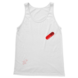Buy white Red Pill Classic Adult Vest Top