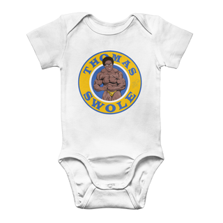 Buy white Thomas Swole Classic Baby Onesie Bodysuit
