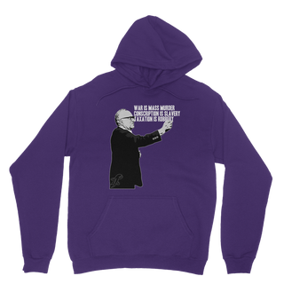 Buy purple Taxation is Robbery Rothbard B&W Classic Adult Hoodie