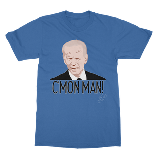 Buy royal-blue C’mon Man Biden Classic Adult T-Shirt