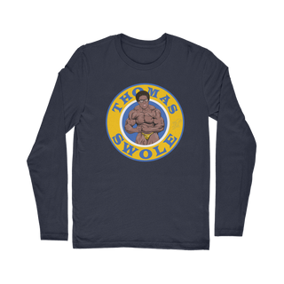 Buy navy Thomas Swole Classic Long Sleeve T-Shirt