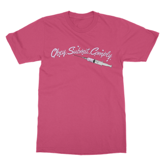Obey. Submit. Comply. Vaccine Classic Adult T-Shirt