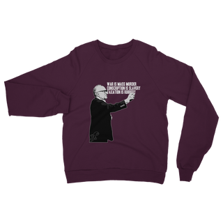 Buy burgundy Taxation is Robbery Rothbard B&W Classic Adult Sweatshirt