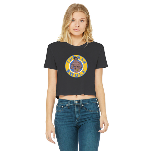 Thomas Swole Classic Women's Cropped Raw Edge T-Shirt