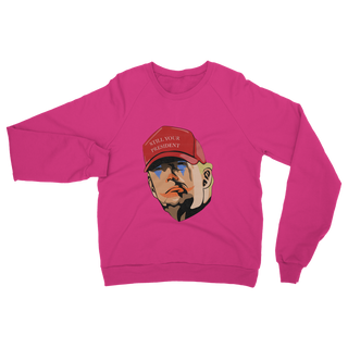 Buy safety-pink Joker Trump Classic Adult Sweatshirt