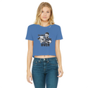 The Debate is Over Classic Women's Cropped Raw Edge T-Shirt