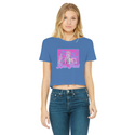 High on Liberty RP Classic Women's Cropped Raw Edge T-Shirt