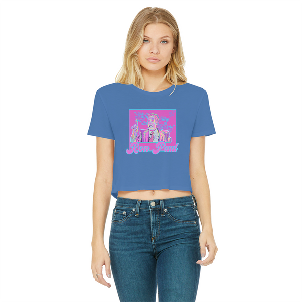 High on Liberty RP Classic Women's Cropped Raw Edge T-Shirt