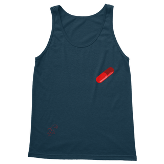 Buy navy Red Pill Classic Adult Vest Top